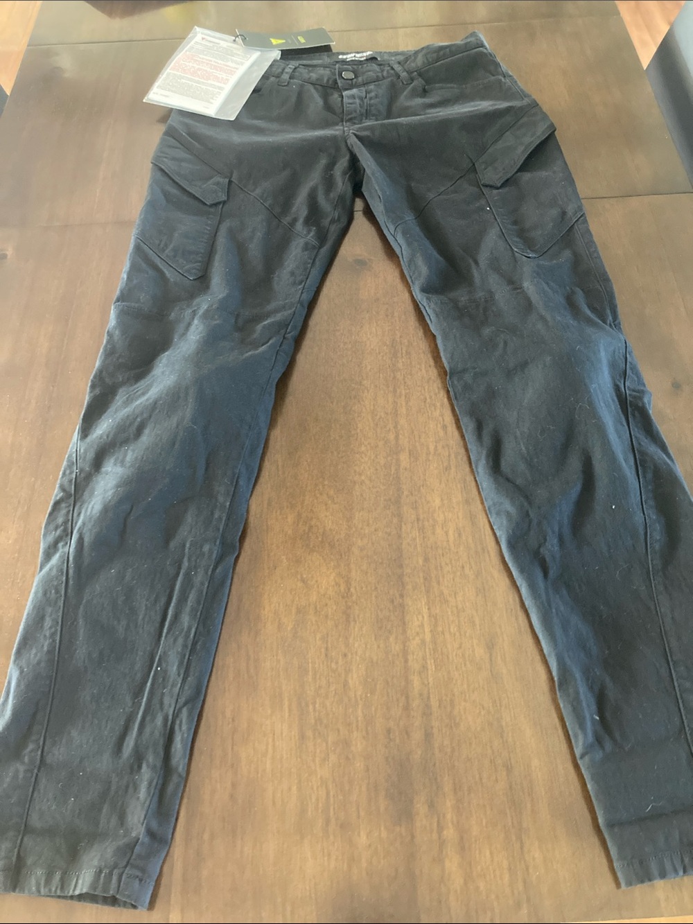 Dainese Womens Black Cargo Motorcycle Pants made in Italy